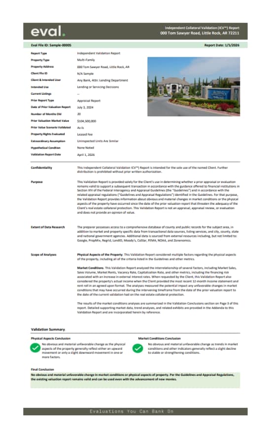 commercial validations